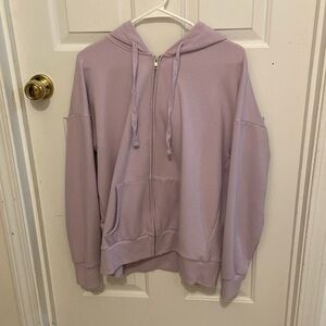 Time and Tru purple zip up hoodie